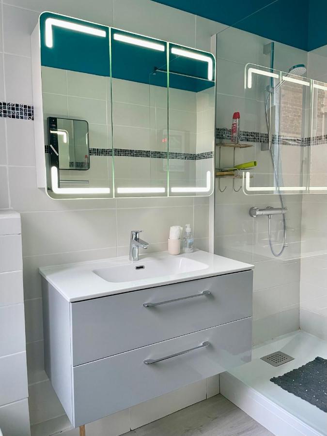 La Bateliere, Appartement Mer Avec Patio Prive Mers-les-Bains Exteriör bild