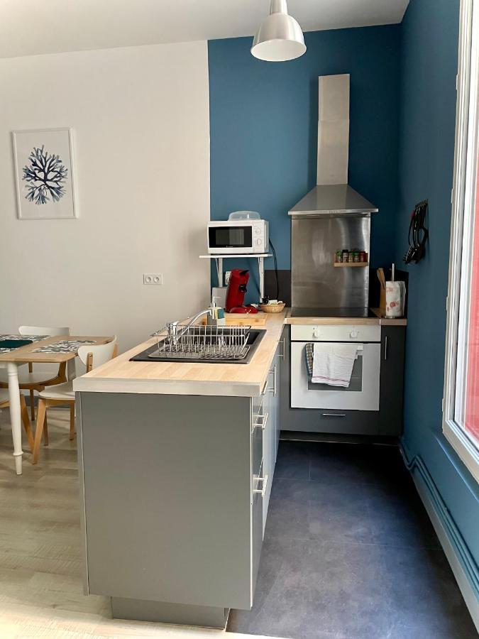 La Bateliere, Appartement Mer Avec Patio Prive Mers-les-Bains Exteriör bild